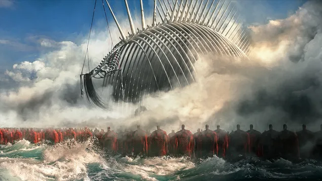 Attack On Titan - Titans walking in the sea download