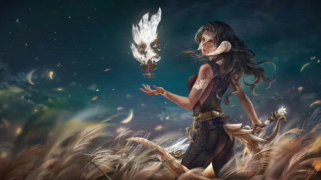 Au Ra - Final Fantasy XIV Online (Videogioco) 4K sfondo