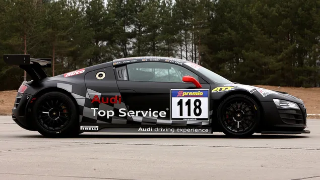 Audi R8 LMS 2009 02 HD muurpapier