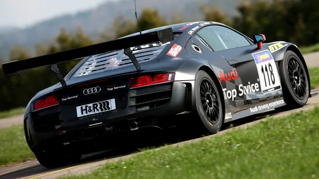 Audi R8 LMS 2009 04 HD muurpapier