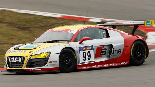 Audi R8 LMS 2009 06 HD wallpaper