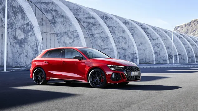 Audi RS3 Sportback 2022 zijaanzicht download