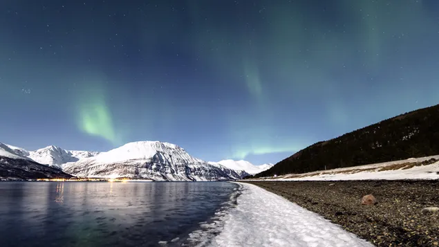 Aurora Borealis-Hintergrund