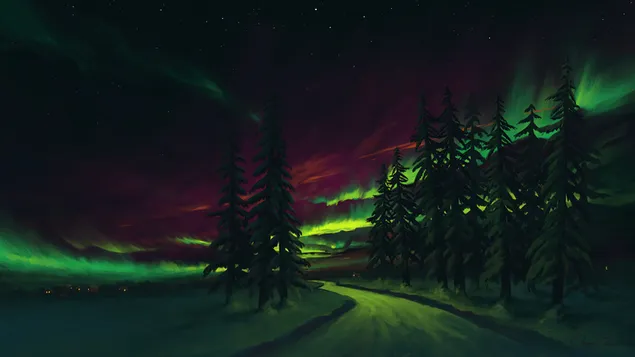 Aurora Borealis Nordlichter herunterladen