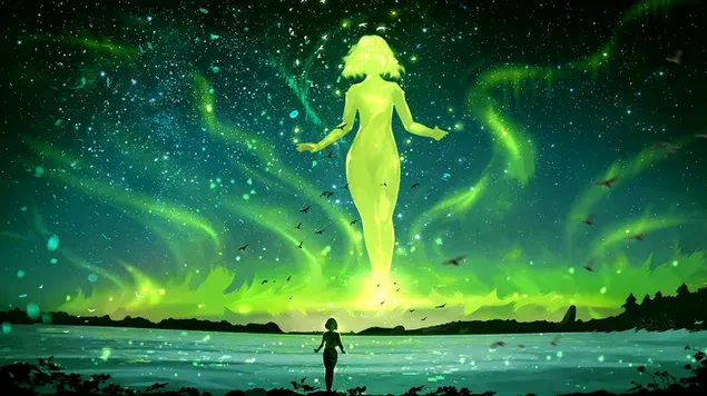 ילדת אורורה HD טפט