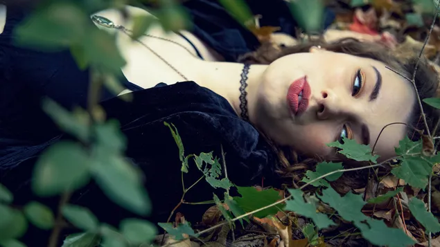 Autumn girl, Sleeping in the Woods download