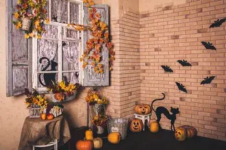 Tapeta Jesenné inšpirované Halloweenom 4K