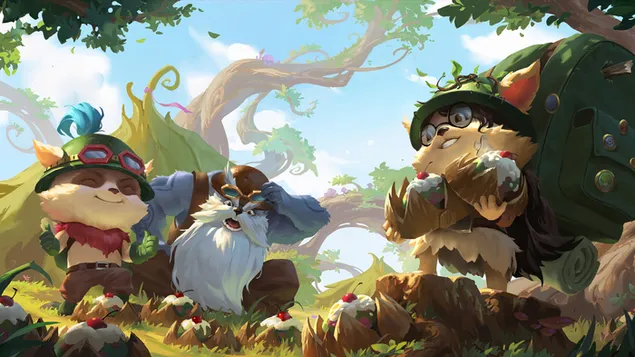 Teemo LoL Wild Rift HD 4K 8K Wallpaper #7.2997