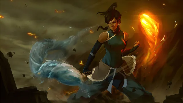 avatar: legenda pro korru | korra zginannya vodi ta vognyu zavantazhiti