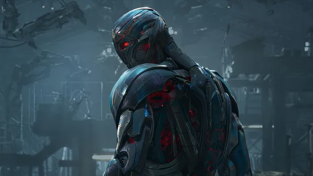 Avengers: Age of Ultron - Superschurk Ultron 6K achtergrond