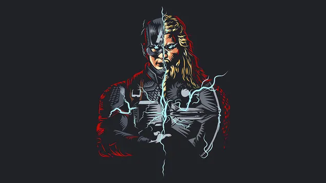 Avengers Eindspel - Captain America & Thor
