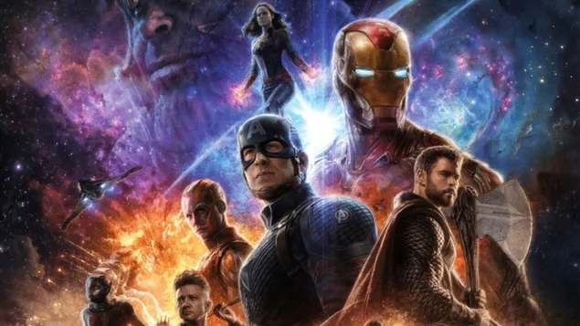 Avengers endgame all characters 2K wallpaper