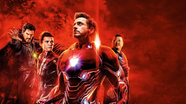 Avengers: Endgame - Doctor Strange,Spider Man,Iron Man & Wong