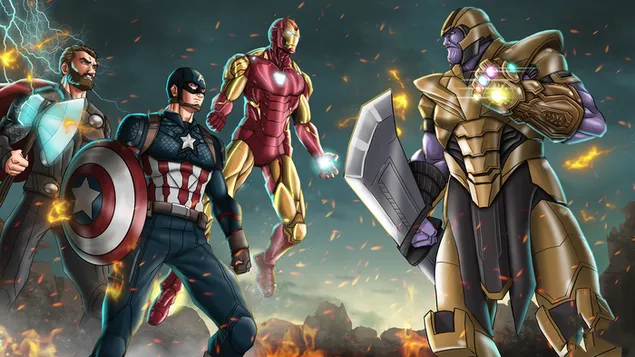 Avengers Endgame - Final Battle 4K wallpaper