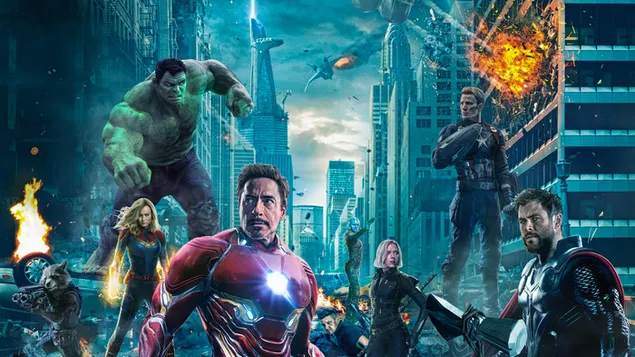 Avengers: Endgame - Heroes in War 2K wallpaper