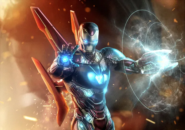 Avengers: Endgame - Ironman aiming laser beam
