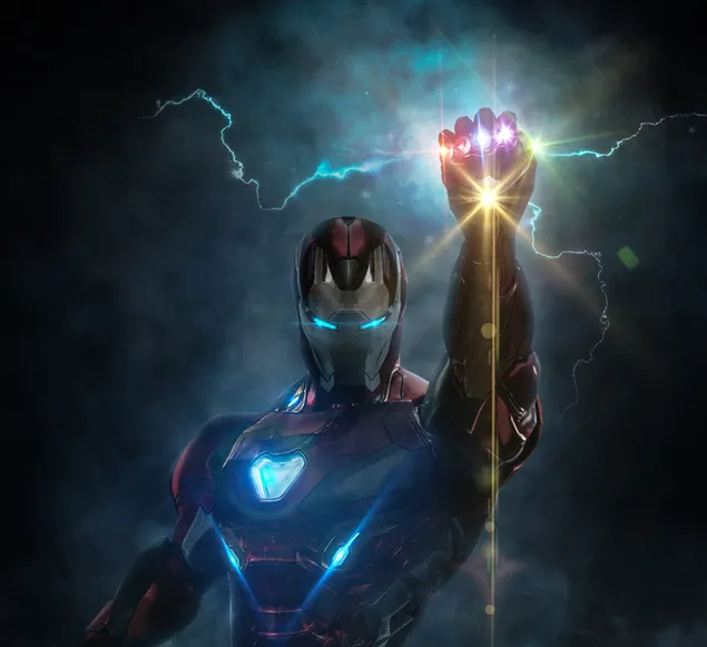 Avengers: Endgame - Ironman with infinity glove