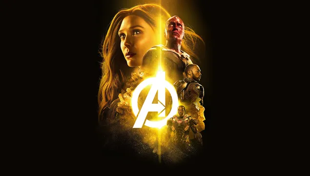 Avengers: Infinity War (zwart en geel)
