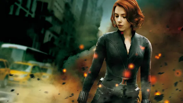 Pel·lícula Avengers - Black Widow 2K fons de pantalla