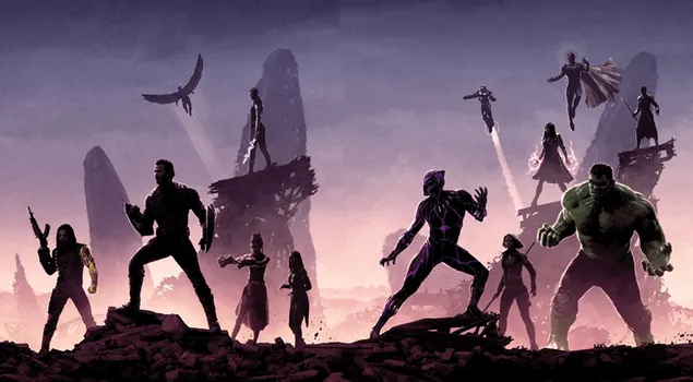 Avengers ready for war 4K wallpaper