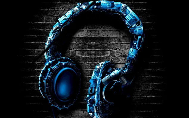 Awesome Blue Headphones