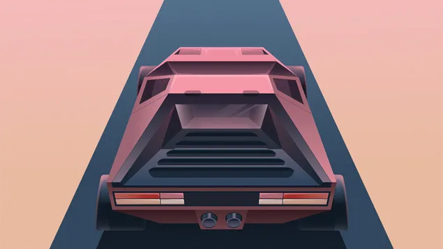 Nuostabus automobilio kūrinys 2K ekrano užsklanda