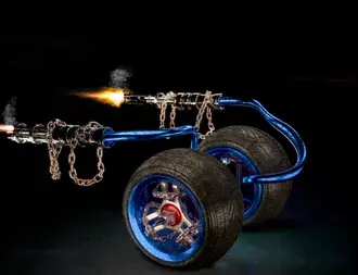Tapeta Axel Gunshots Twisted Metal 2K