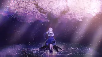 Hình nền Ayaka Kamisato | ánh sáng cây & đêm đẹp (Ganshin Impact) HD