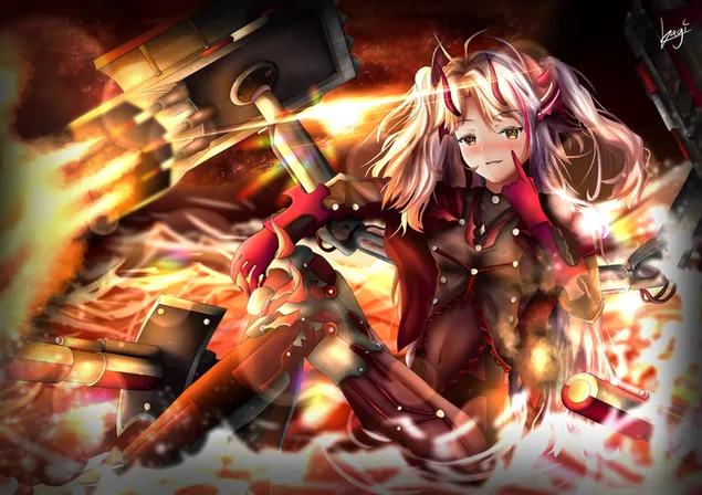 Азур Лане : Принз Еуген 2K позадина