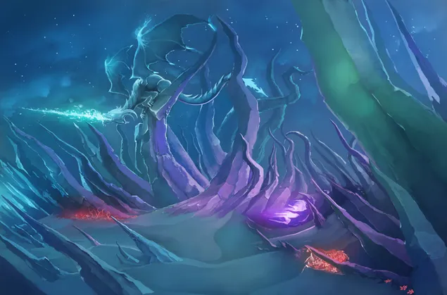 Azurni zmaj 2K pozadina