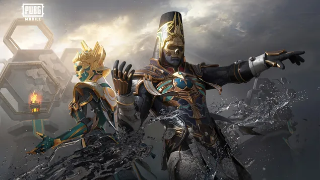 アズール ウォリアー Unhinged Mortician セット | PlayerUnknown のバトルグラウンド (PUBG) 4K 壁紙