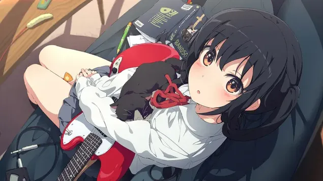 Steam (Animated) Artwork Azusa Nakano - For Free by cassieisagod