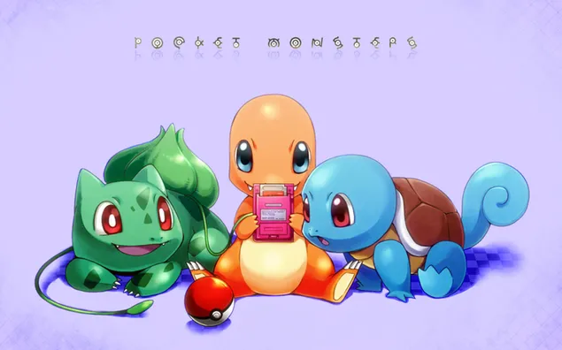  Baby Pokemons : Bulbasaur, Charmande & Squirtle