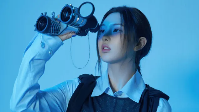 BAE van NMIXX (Kpop Band) - Love Me Like This MV Shoot 4K muurpapier