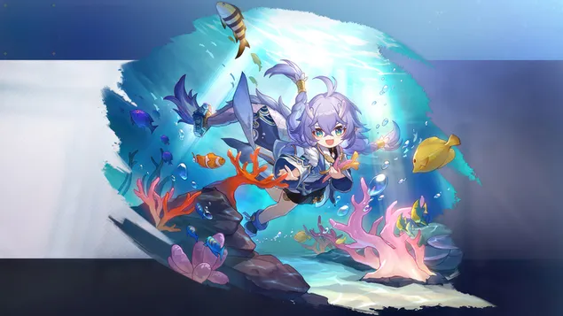 Bailu van Honkai Star Rail 4K achtergrond