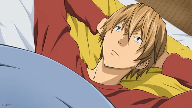 bakuman serie blonden anime akito takagi am bett eroflueden
