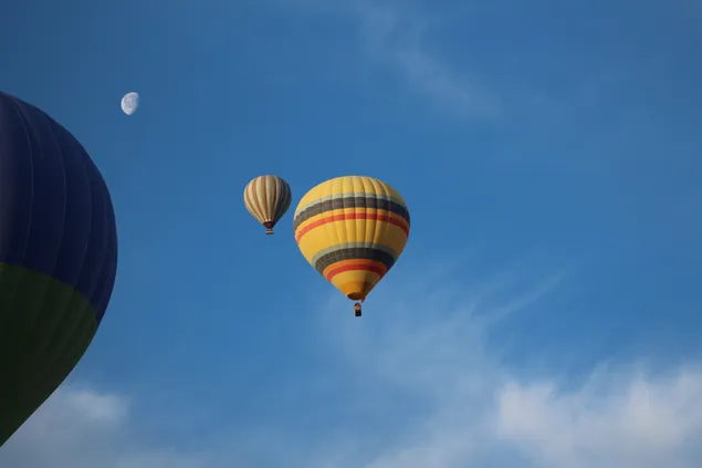 Ballonfahrt zum Mond