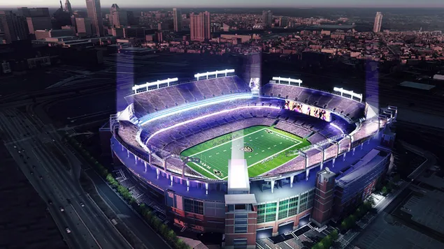 巴尔的摩乌鸦体育场 4K 壁纸