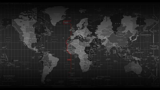 Bản đồ màu xám minh họa bản đồ thế giới tải xuống