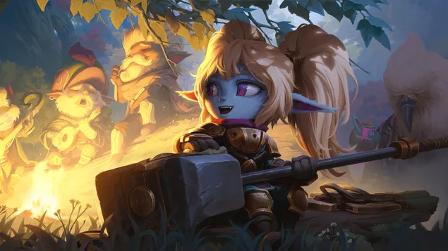 Bandle City 'Poppy' (Legends of Runeterra) - 英雄聯盟 (LOL) 4K 壁紙