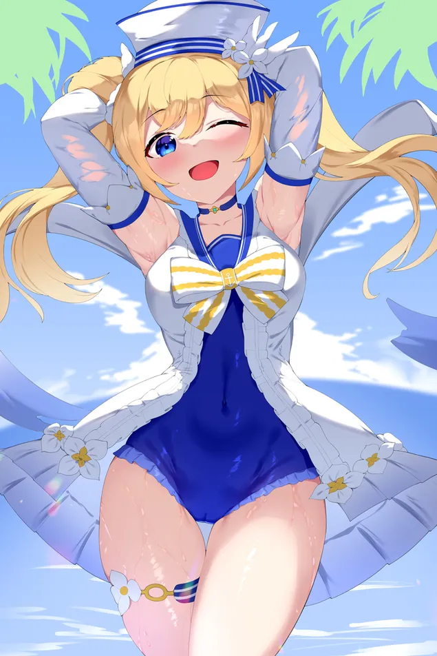 תחפושת שחיה לוהטת של ברברה | השפעת גנשין 2K טפט