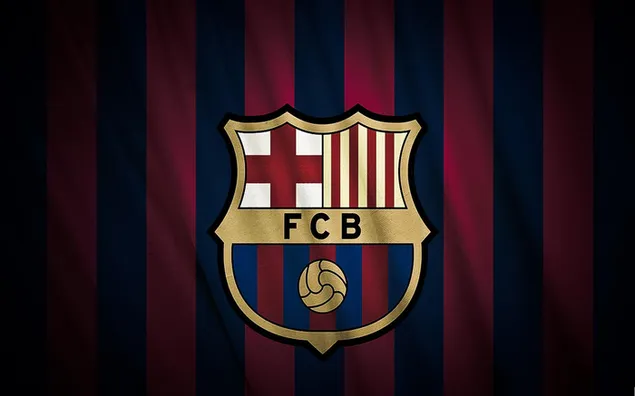 バルセロナ フットボール クラブのロゴ ダーク トーン ダウンロード