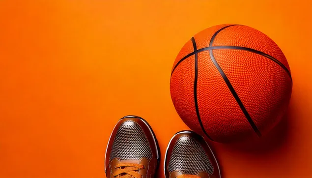 Баскетбол и обувки 2K тапет