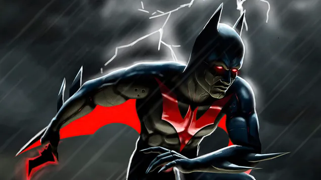 Batman jenseits des roten Anzugs 4K Hintergrundbild