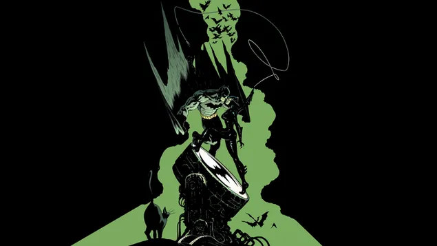 Batman & Catwoman 4K muurpapier