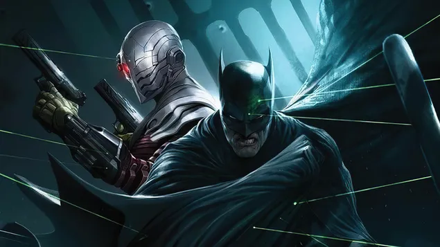 Batman & Deathstroke 4K wallpaper