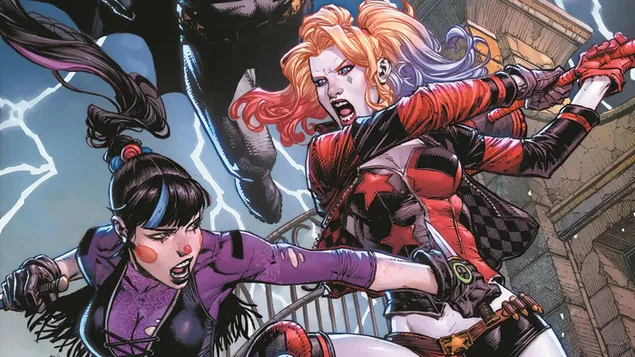 batman harley quinn punch line battle hvrd