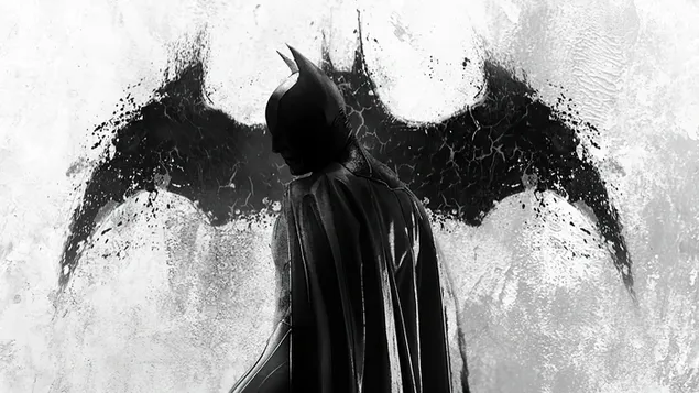 batman: seng sait vue a fliedermaus logo hannert him eroflueden