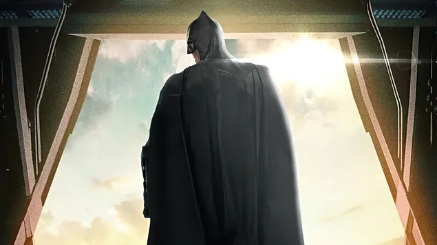 Batman Di Hadapan Matahari Terbit 2K kertas dinding