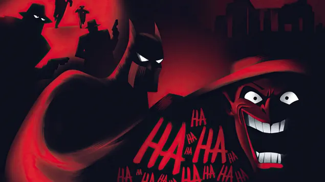 Batman Joker Animated Series 4K wallpaper